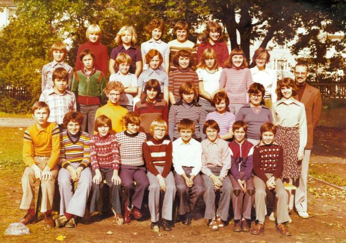 Klassenfoto von 1976
