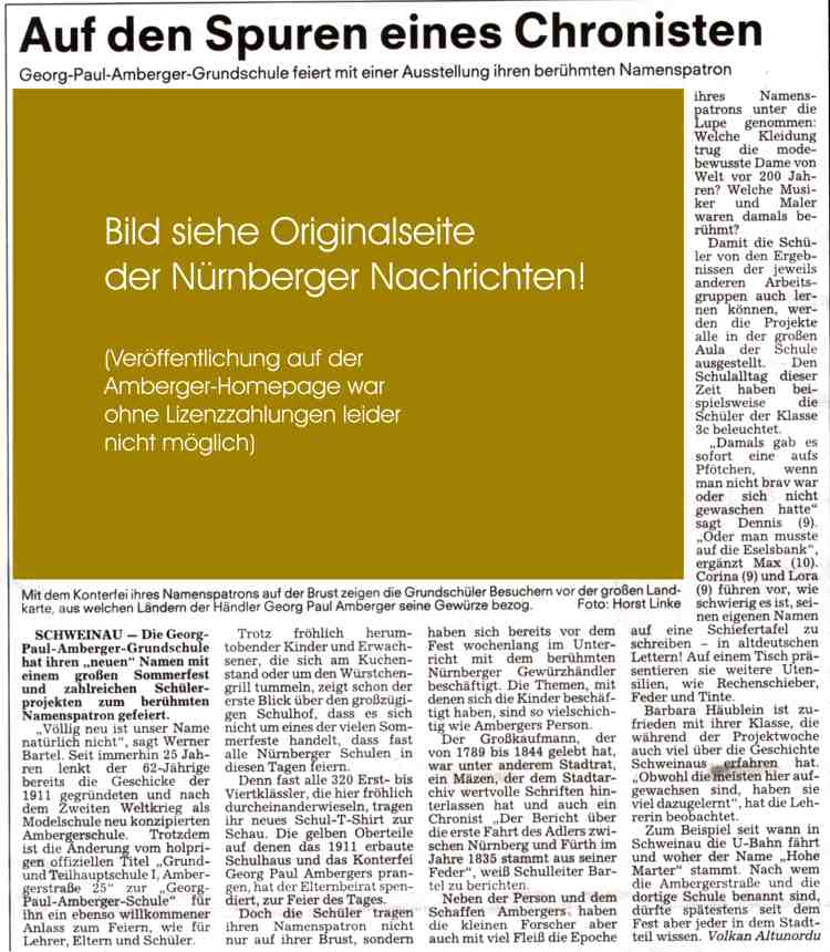 Zeitungsartikel zur Aulaausstellung